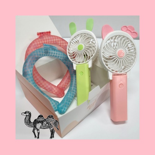 선물세트 3종 선풍기 넥쿨러 휴대용선풍기 미니선풍기 손선풍기 핸디선풍기 넥쿨러 넥아이스