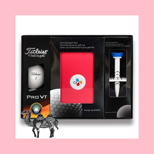 타이틀리스트Prov1골프공3알 높이조절골프티 골프파우치 골프공선물세트