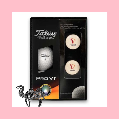 타이틀리스트Prov1골프공3알 에폭시볼마커자석클립2set