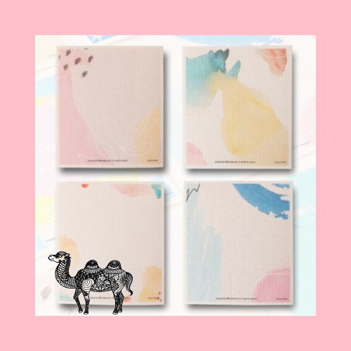 생분해 북유럽풍 셀룰로오스 디자인 행주 17&times;19cm