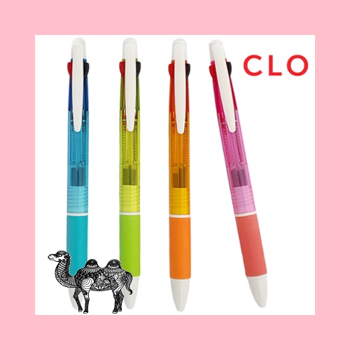 클로그립3색볼펜1.0mm 초저점도 독일잉크