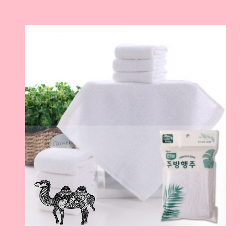 호텔 주방 손수건 면 행주 2p 27&times;27cm