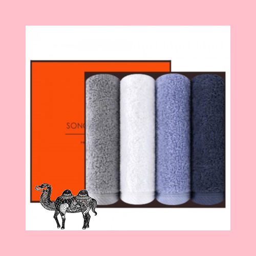 송월타월 항균코마40수 180g 4P 선물세트 답례품수건 답례수건