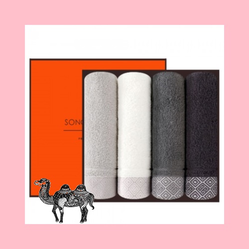 송월타월 풍차 150g 4P 선물세트 답례품수건 답례수건