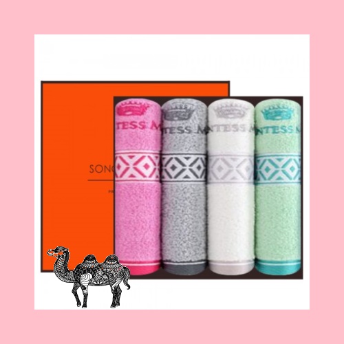 송월타월 카운테스마라 맥스 150g 4P 선물세트 답례품수건 답례수건