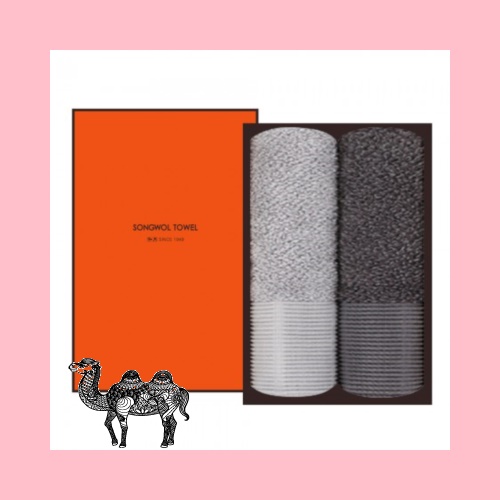 송월타월 뉴 명품 180g 2P 선물세트 답례품수건 답례수건