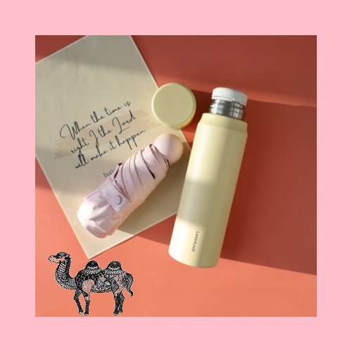 레스쁘리 고급 세트 III 마카롱 우산 보온병 락앤락 마망컵 505ml