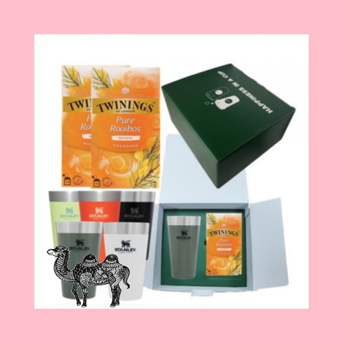 스탠리 어드벤처 진공 파인트컵 473ml 트와이닝 루이보스 허브차 티백 25개입 1팩