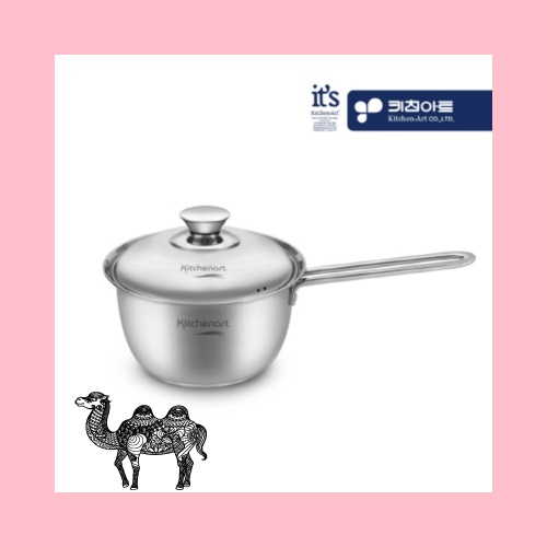 키친아트 베니 스텐냄비 편수18cm 인덕션