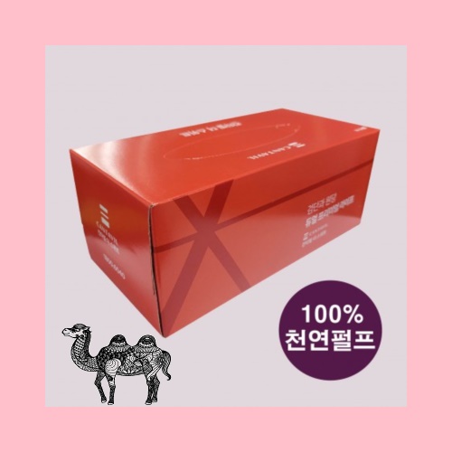 독판인쇄칼라직사각 각티슈 180매