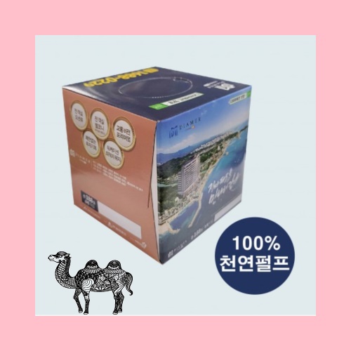 독판인쇄칼라정사각 각티슈 100매
