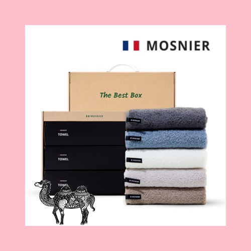 모스니에 코마170g 3p타올선물세트