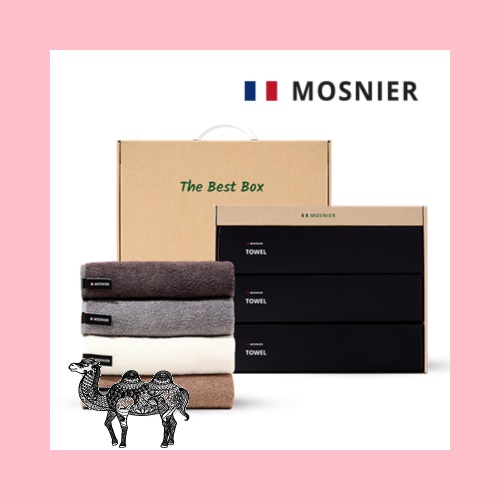 모스니에 뱀부170g 3p타올선물세트