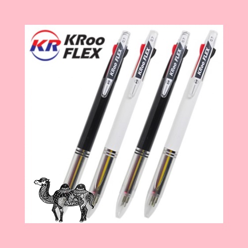 국산 크루 플렉스에디션 형광펜 2색 0.7mm 초저점도심 독일잉크 볼펜