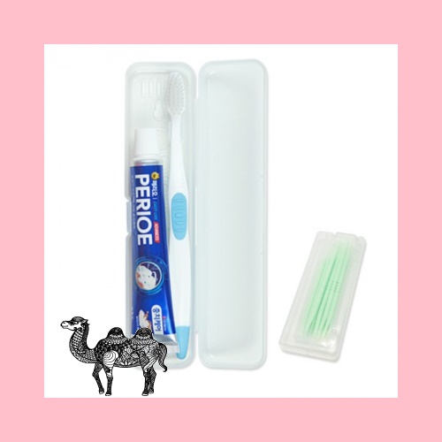 여행용세면도구 치약칫솔세트 덴티키트 플러스3 페리오치약