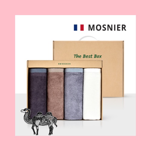 모스니에 뱀부170g 4p세트 타올