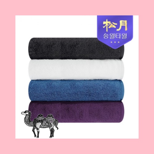 송월타올 송월타월 프리미엄 뱀부무지 180g