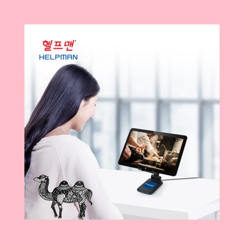 헬프맨 15W 고속 무선충전 탁상용 거치대