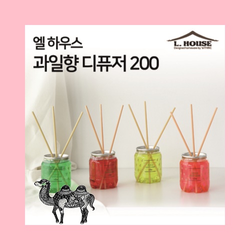 엘하우스 과일향 디퓨저 200ml