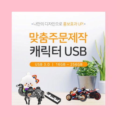 소프트낸드 주문제작 캐릭터 USB메모리 3.0 16G