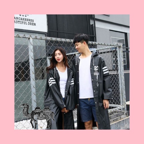커플우비 EVA 여행용 레인코트 우의 우산