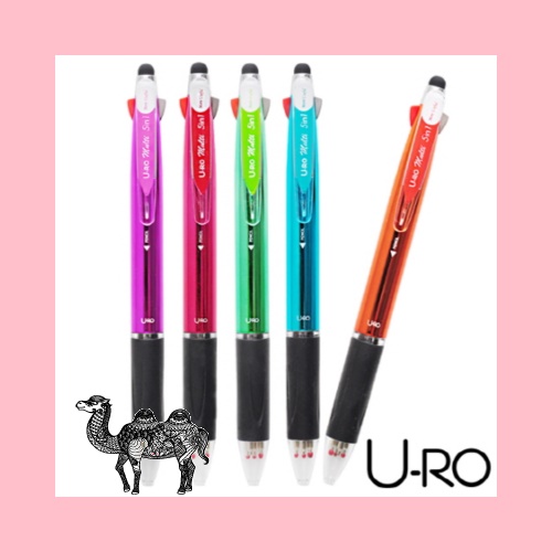 유로멀티5in1그립터치펜UV 볼펜