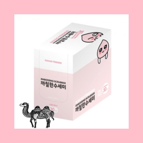 카카오프렌즈 까칠한수세미 30매