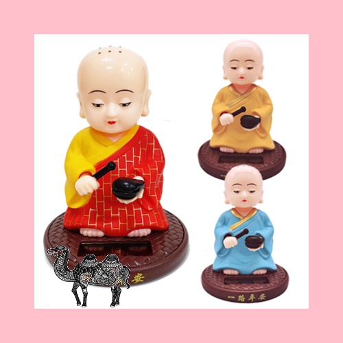 동자승 흔들인형 태양열 인형 노호혼 스님
