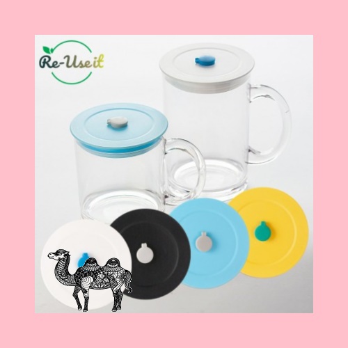 보틀로만 리유저블 와이키키 손잡이 머그 스트로우 355500ml
