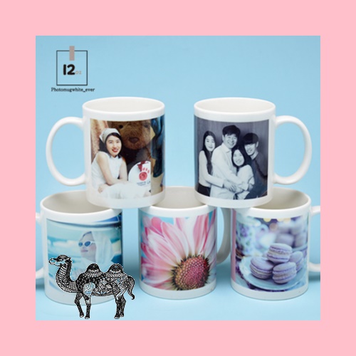 포토머그 화이트12oz ever