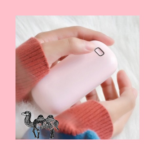 USB충전 사각비누 휴대용 손난로 대용량 보조배터리 4000mAh