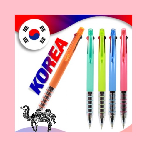 국산코리아5링니들3색 볼펜