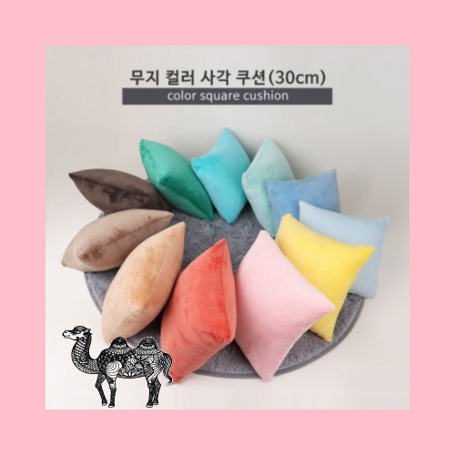 무지 컬러 사각 쿠션 30cm 11color