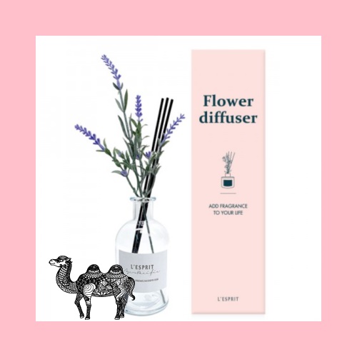 레스쁘리 디퓨저 로즈팝 우유병 라벤더가지 150ml