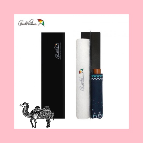 아놀드파마 3단수동늄핑구우산로고쟈가드타올 세트