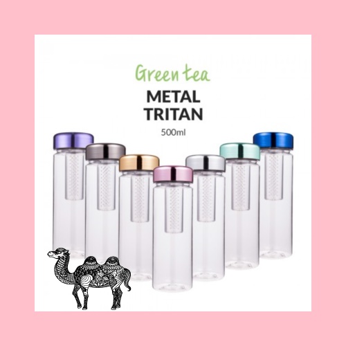 티썸 마이보틀 메탈 그린티 500ml 트라이탄