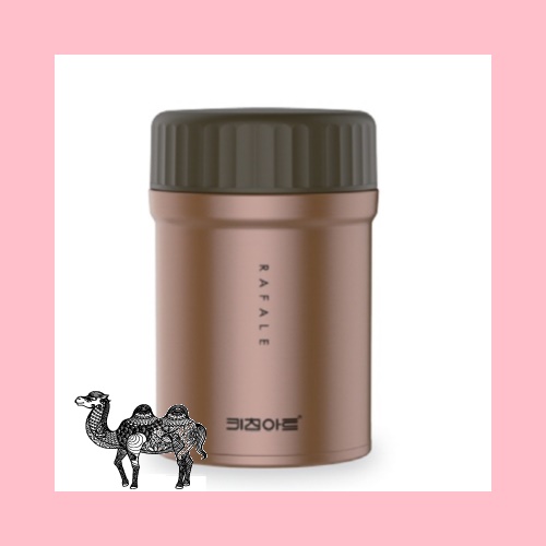 키친아트 라팔 골드메탈 진공 보온죽통 430ml