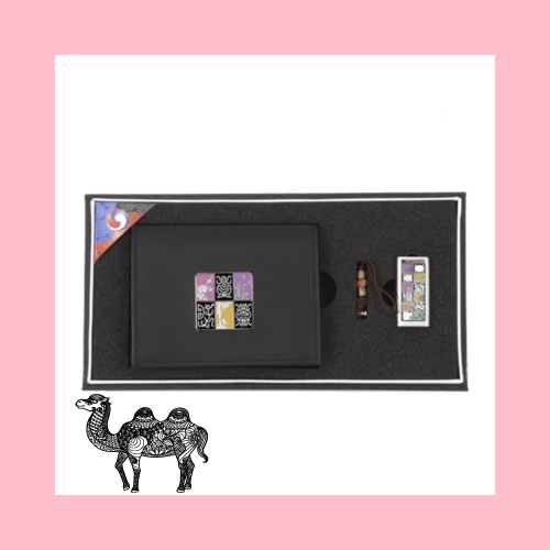 신문자도자개소가죽명함지갑 신문자도자개USB