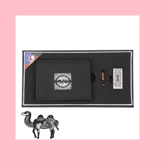 쌍학자개소가죽명함지갑 쌍학자개USB