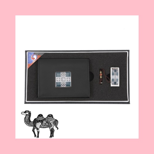 창살문그린자개소가죽명함지갑 창살문그린자개USB