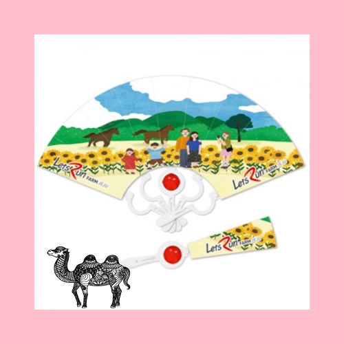 향기패션9쪽부채 250mm