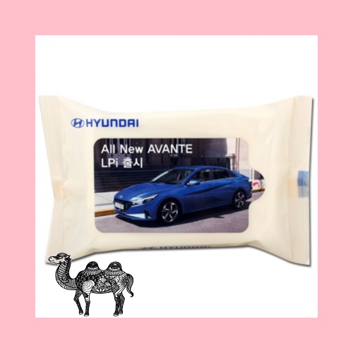 동판인쇄 물티슈 25매