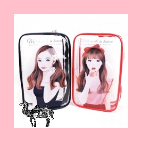 일러스트 투명 파우치 2종 케이스 106