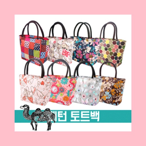 패턴 토트백 055