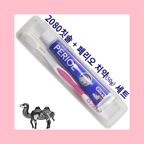 2080칫솔 페리오50g 세트