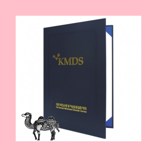 지레자 상장케이스 곤색