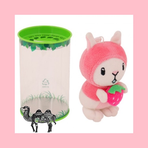 딸기 토끼 인형 저금통