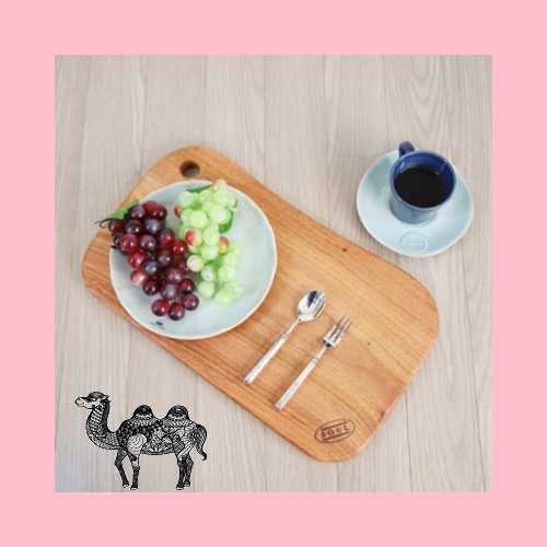 마호가니 손잡이직사각 특大 도마