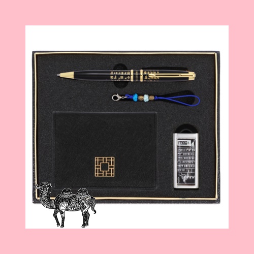 훈민정음볼펜 완자문소가죽명함지갑 훈민정음자개USB3