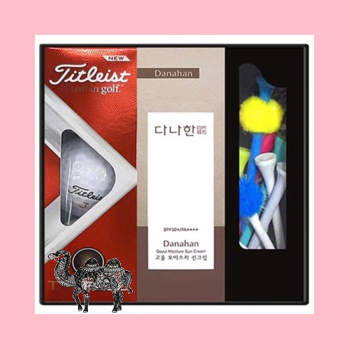 타이틀리스트 trufeel 3구 330 골프공선물세트